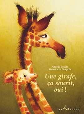 Une girafe �a sourit, oui!
